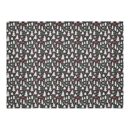 Christmas Trees Polyester Tablecloth Polyester Tablecloth 70"x 52" DeRose Seasonal