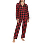 Classic Red Plaid Unisex Pajama Set (Multi-Faceted Design) | Flannel - DeRose Seasonal