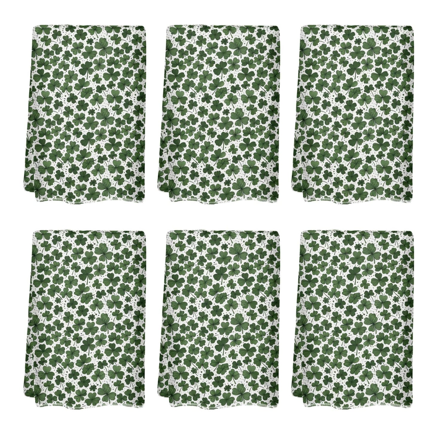 Clover Hand Towels (6 Pcs) - DeRose Seasonal