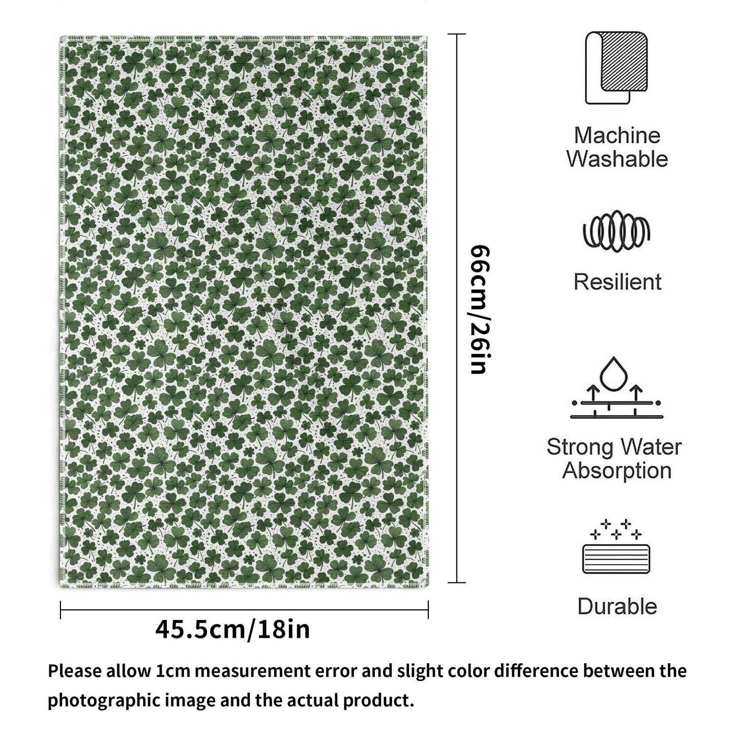 Clover Hand Towels (6 Pcs) - DeRose Seasonal
