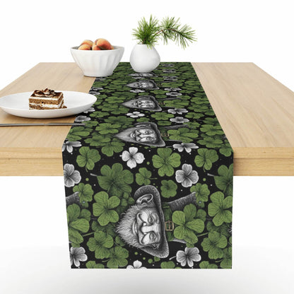 Clover Leprechaun Polyester Table Runner - DeRose Seasonal