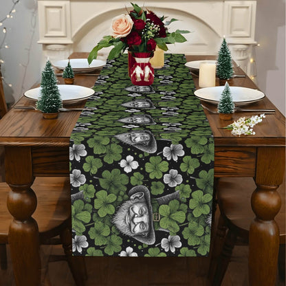 Clover Leprechaun Polyester Table Runner - DeRose Seasonal