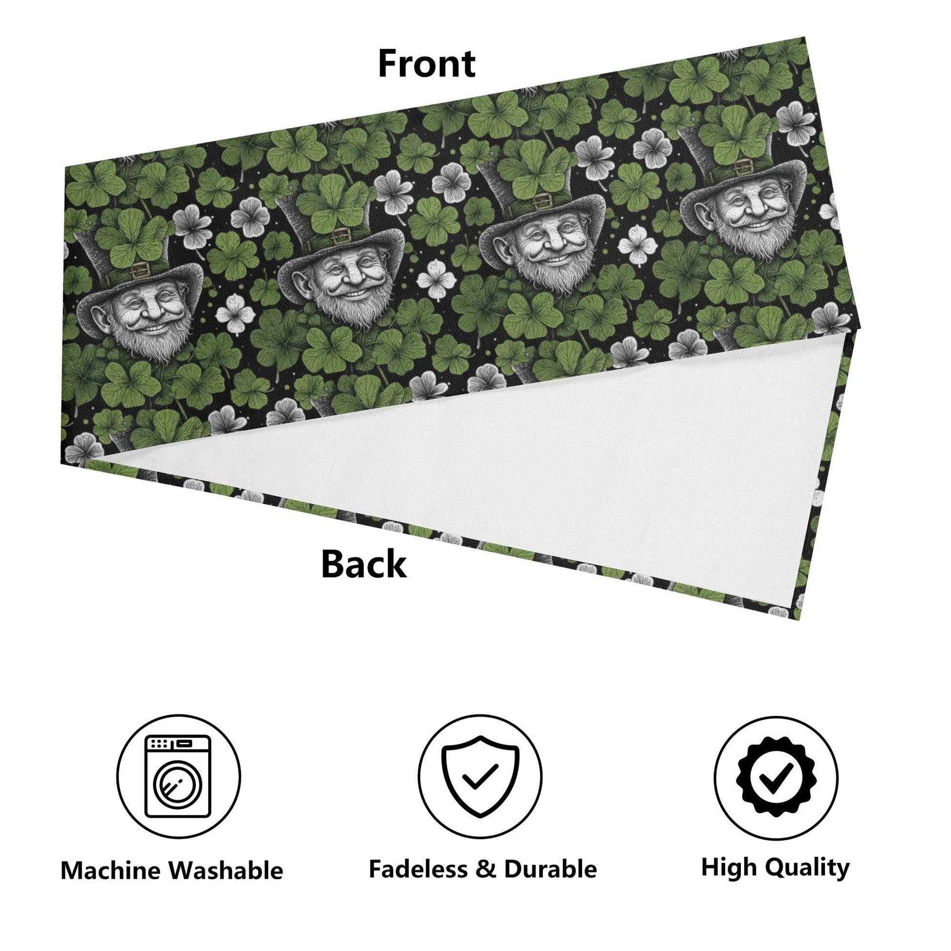 Clover Leprechaun Polyester Table Runner - DeRose Seasonal