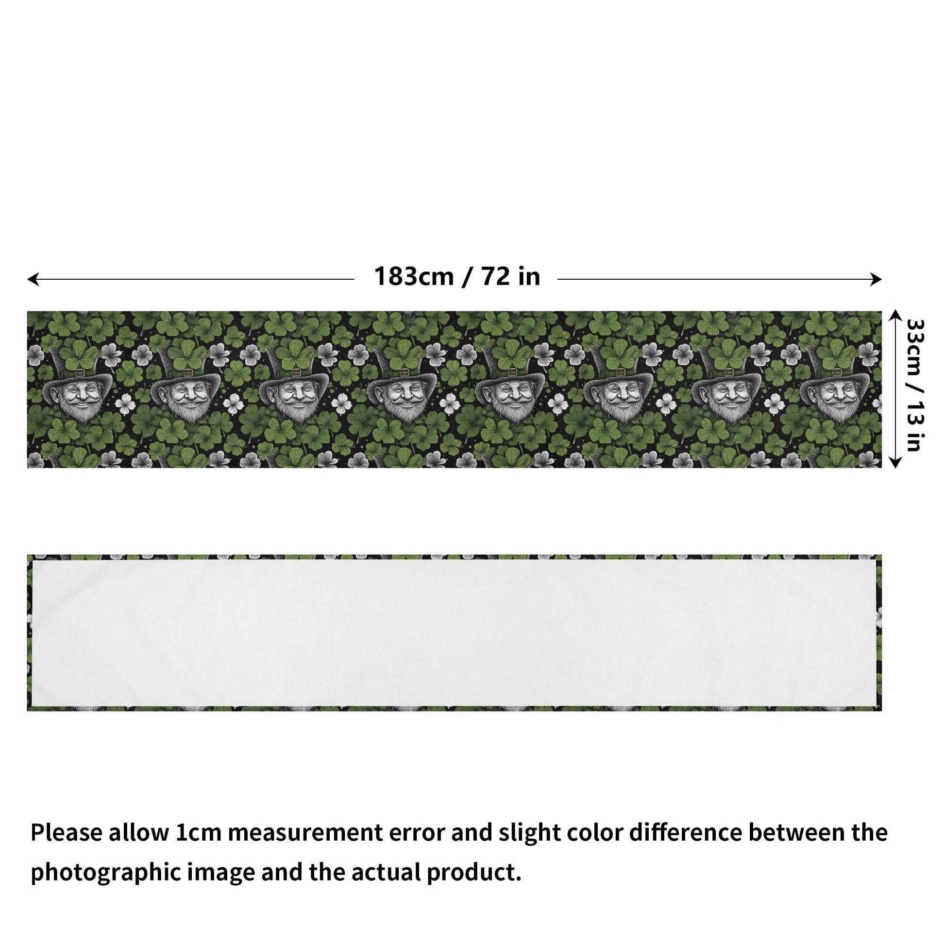 Clover Leprechaun Polyester Table Runner - DeRose Seasonal