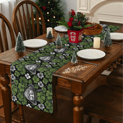 Clover Leprechaun Polyester Table Runner - DeRose Seasonal