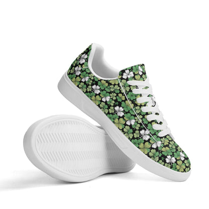 Clover Patch Adult Lightweight Brand Low Top Leather Shoes - DeRose Seasonal