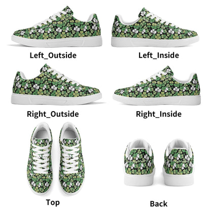 Clover Patch Adult Lightweight Brand Low Top Leather Shoes - DeRose Seasonal