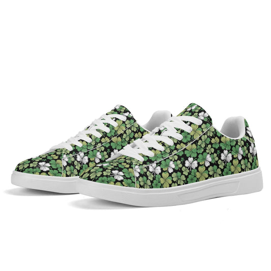 Clover Patch Adult Lightweight Brand Low Top Leather Shoes - DeRose Seasonal