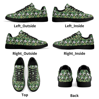 Clover Patch Adult Lightweight Brand Low Top Leather Shoes - DeRose Seasonal