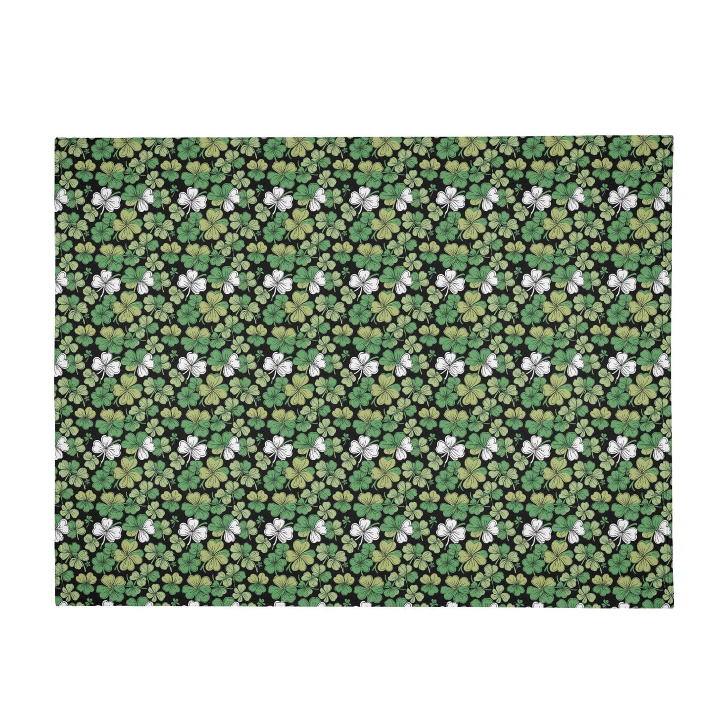 Clover Patch Flannel Breathable Blanket 4 Sizes - DeRose Seasonal