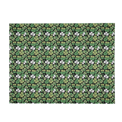 Clover Patch Flannel Breathable Blanket 4 Sizes - DeRose Seasonal