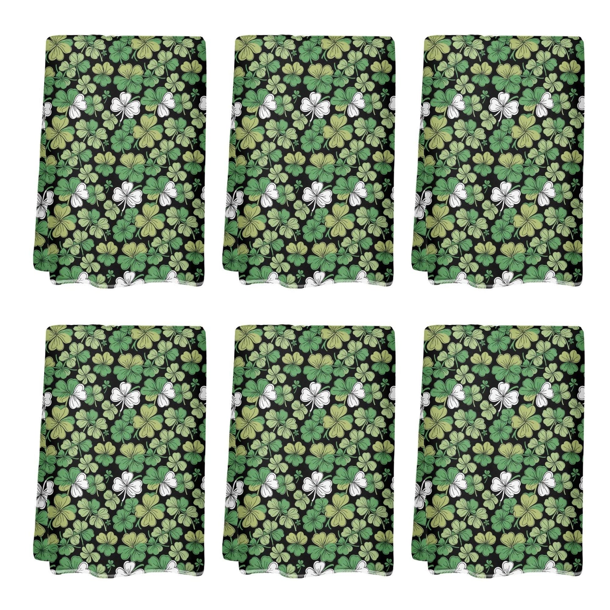 Clover Patch Hand Towels (6 Pcs) - DeRose Seasonal