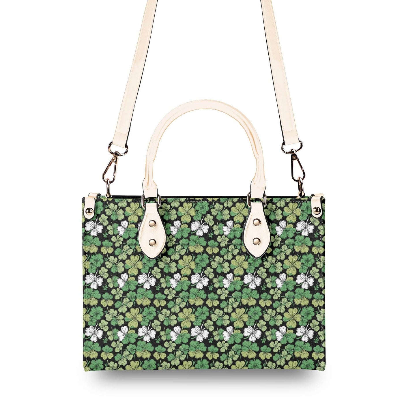 Clover Patch Luxury Women Leather Handbag (3 sizes) - DeRose Seasonal