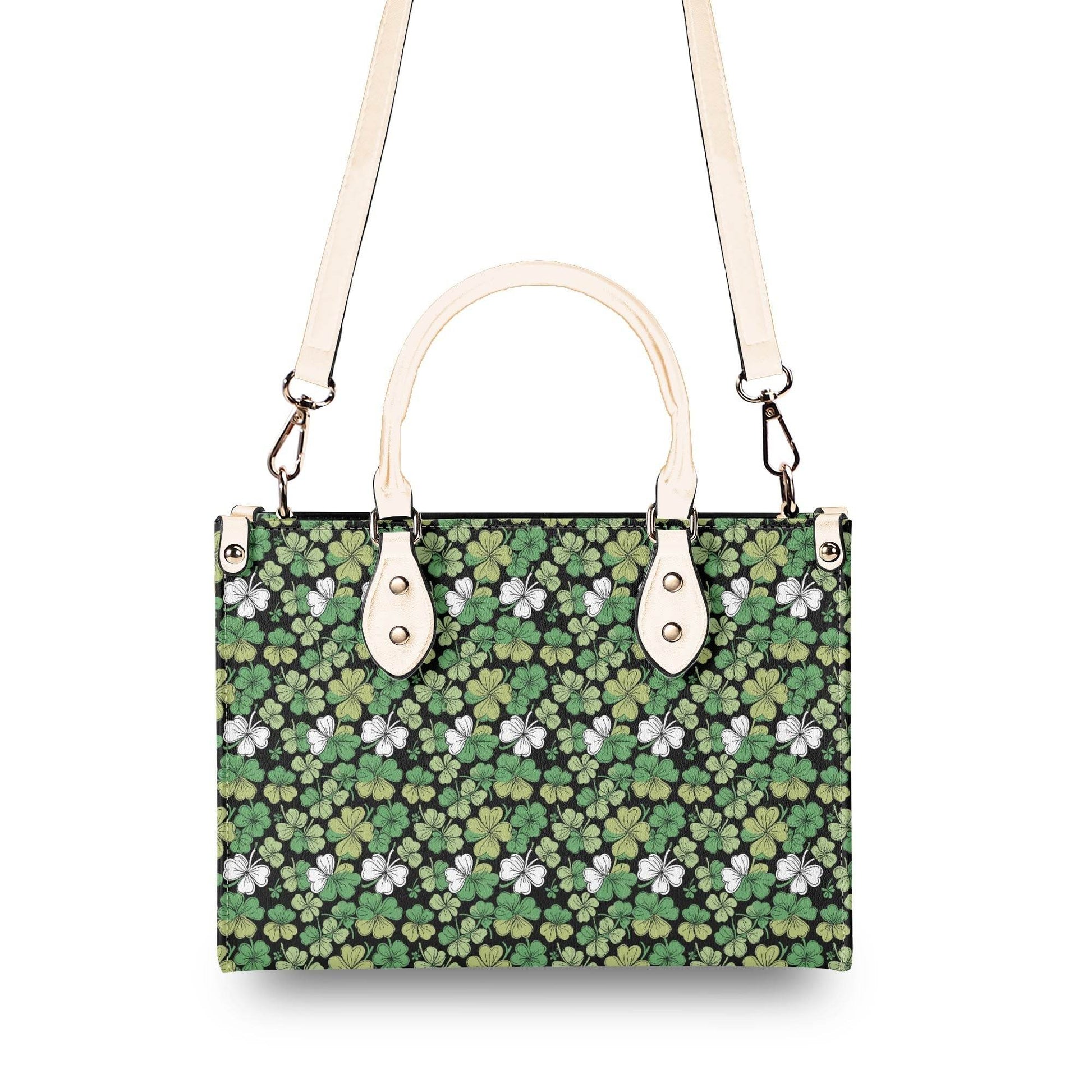 Clover Patch Luxury Women Leather Handbag (3 sizes) - DeRose Seasonal