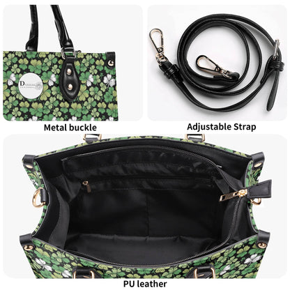 Clover Patch Luxury Women Leather Handbag (3 sizes) - DeRose Seasonal