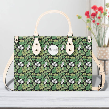 Clover Patch Luxury Women Leather Handbag (3 sizes) - DeRose Seasonal