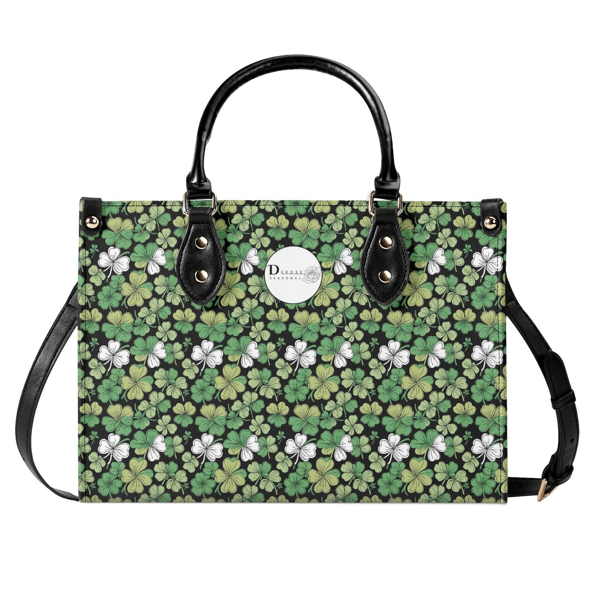Clover Patch Luxury Women Leather Handbag (3 sizes) - DeRose Seasonal