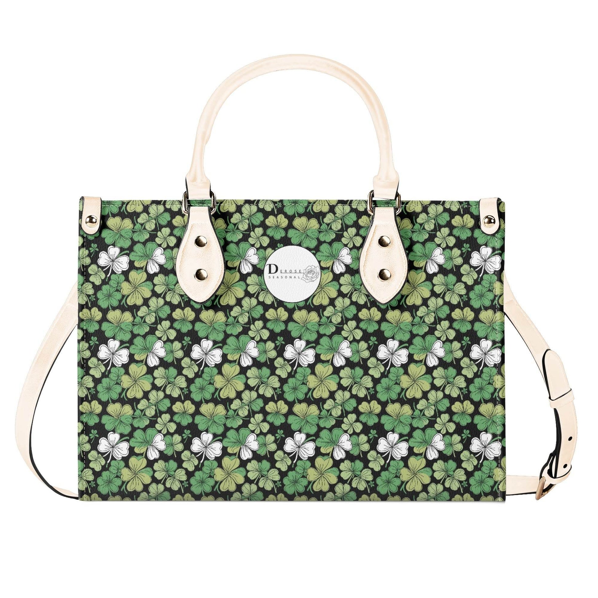 Clover Patch Luxury Women Leather Handbag (3 sizes) - DeRose Seasonal