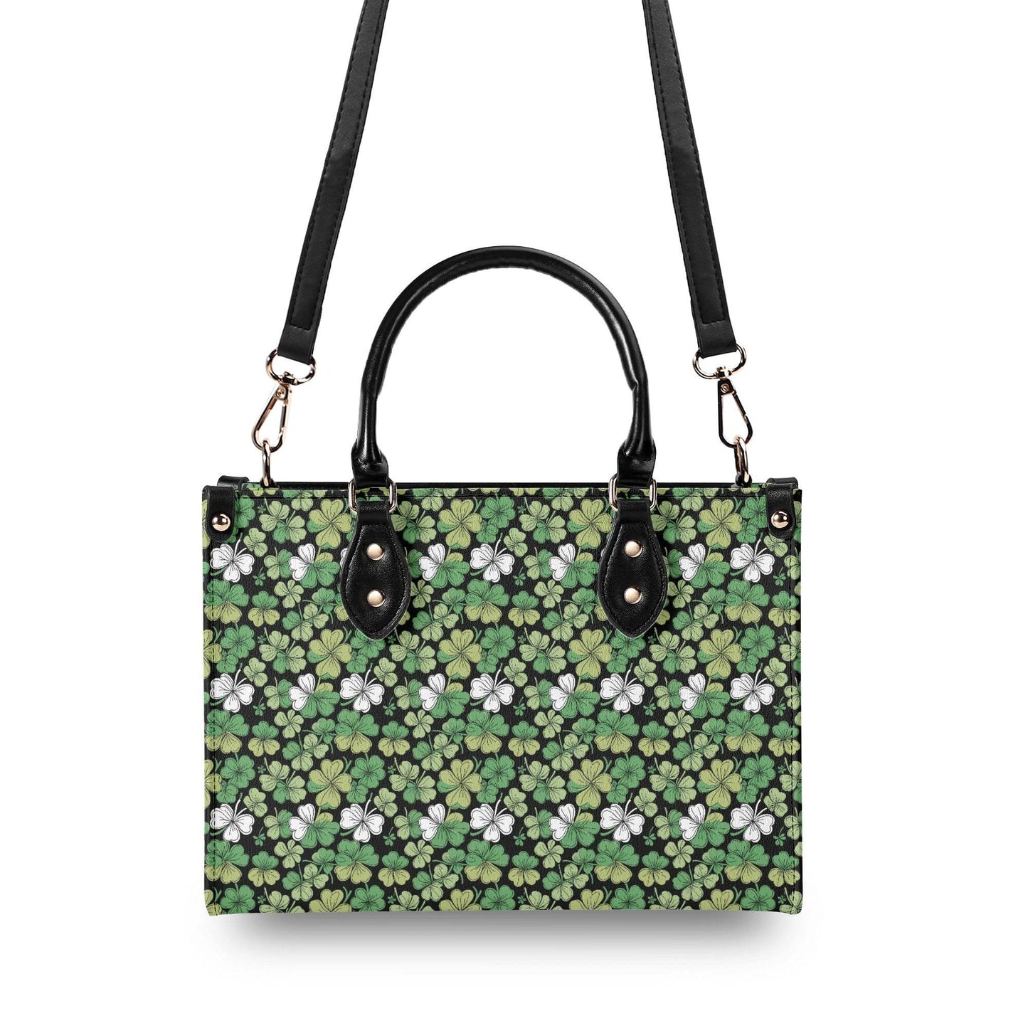 Clover Patch Luxury Women Leather Handbag (3 sizes) - DeRose Seasonal