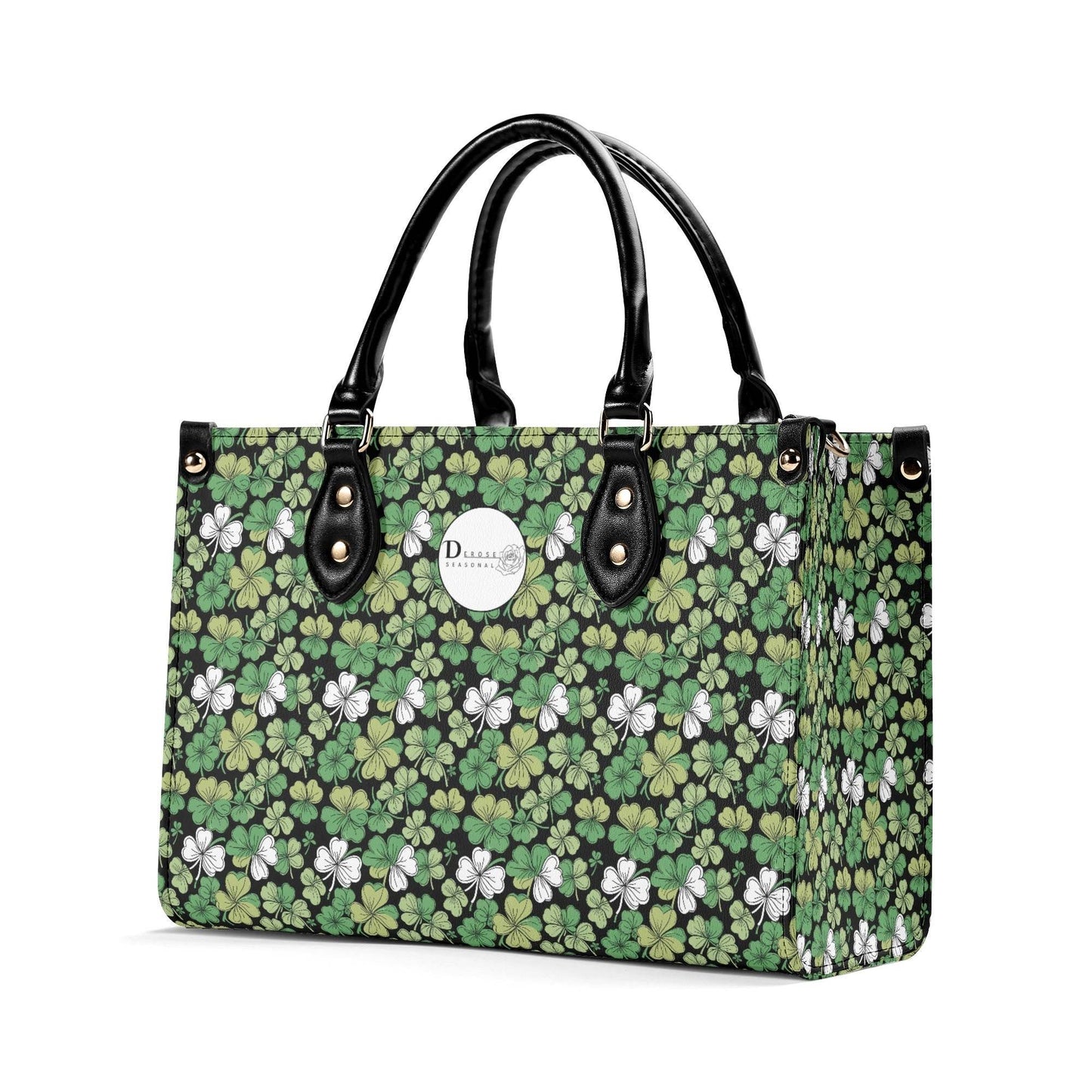 Clover Patch Luxury Women Leather Handbag (3 sizes) - DeRose Seasonal