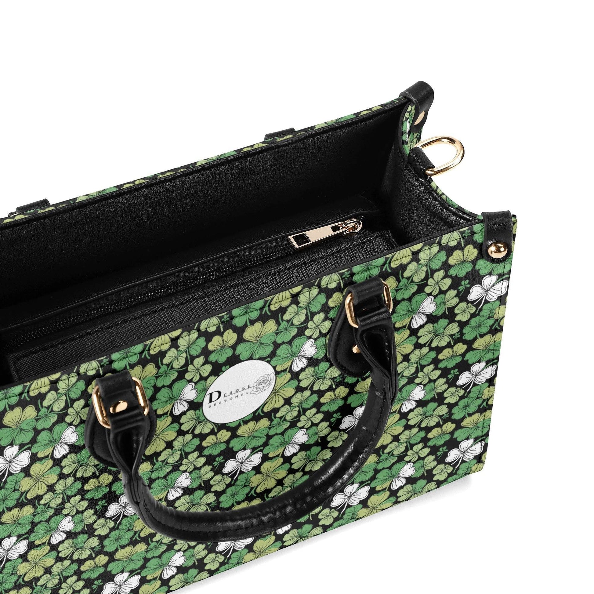 Clover Patch Luxury Women Leather Handbag (3 sizes) - DeRose Seasonal