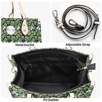 Clover Patch Luxury Women Leather Handbag (3 sizes) - DeRose Seasonal