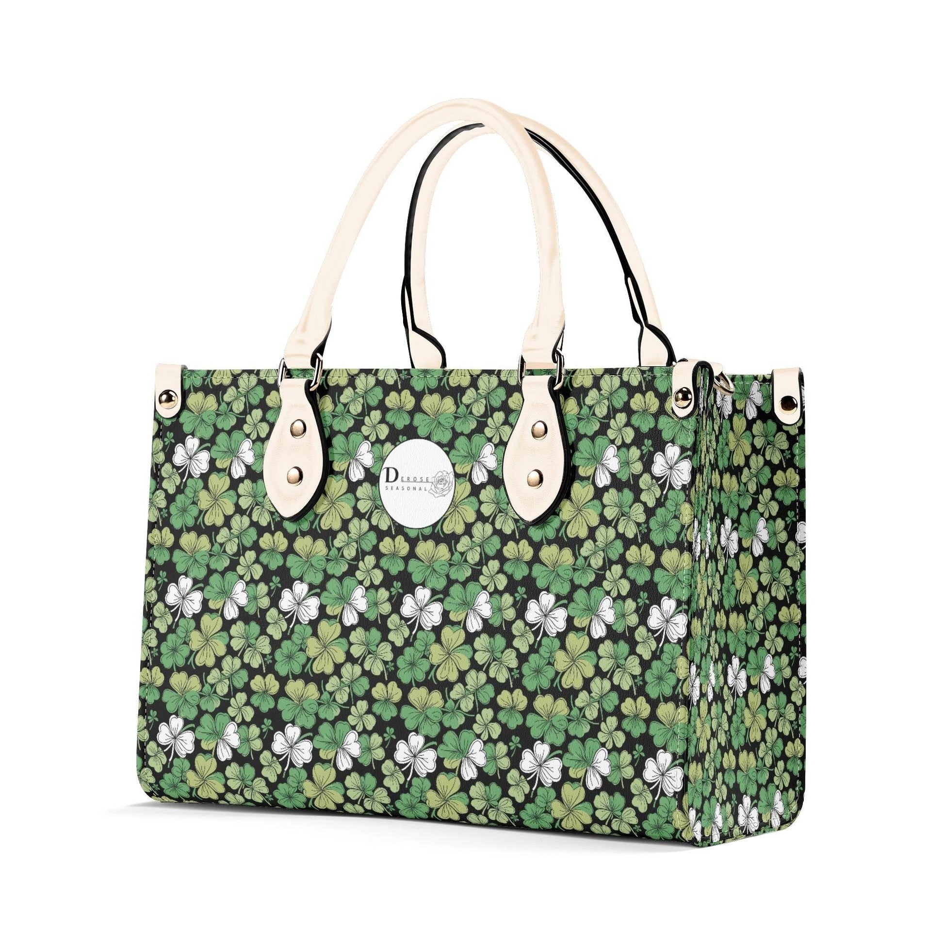 Clover Patch Luxury Women Leather Handbag (3 sizes) - DeRose Seasonal