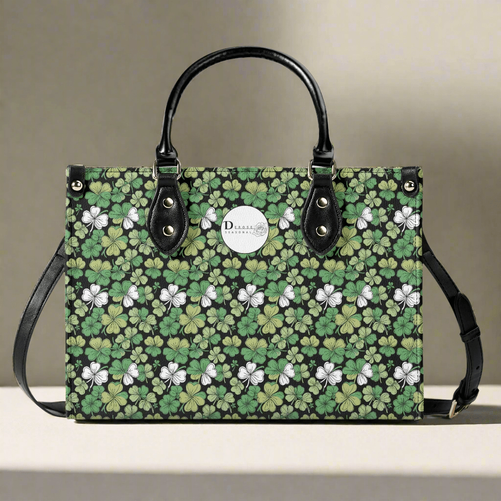 Clover Patch Luxury Women Leather Handbag (3 sizes) - DeRose Seasonal