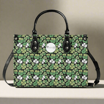 Clover Patch Luxury Women Leather Handbag (3 sizes) - DeRose Seasonal