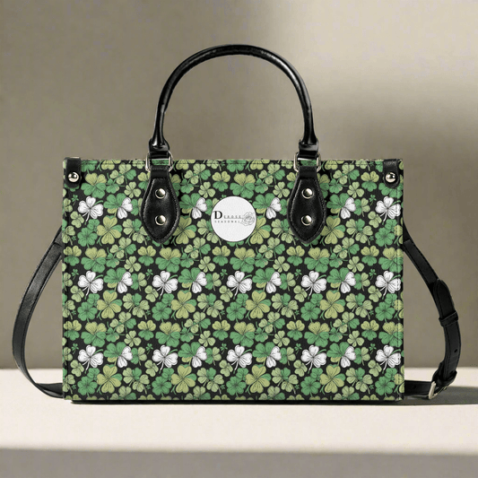 Clover Patch Luxury Women Leather Handbag (3 sizes) - DeRose Seasonal