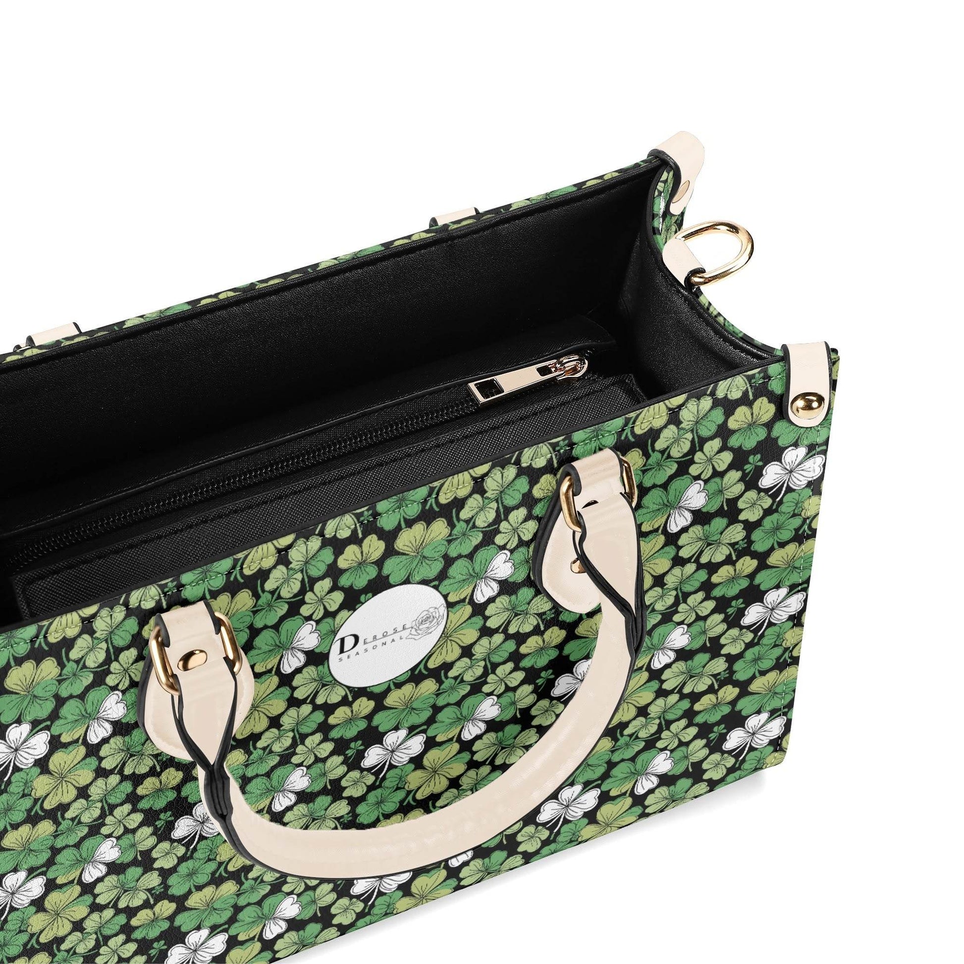 Clover Patch Luxury Women Leather Handbag (3 sizes) - DeRose Seasonal