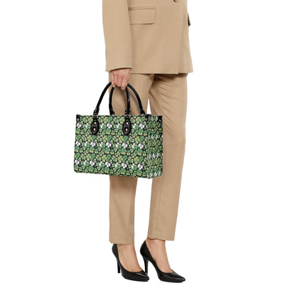 Clover Patch Luxury Women Leather Handbag (3 sizes) - DeRose Seasonal