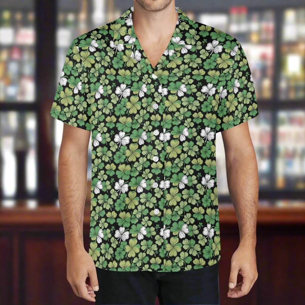 Clover Patch Men's Casual Hawaiian Shirt - DeRose Seasonal