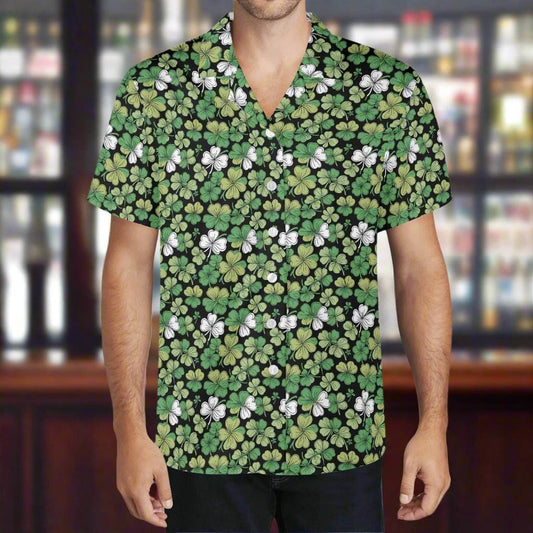 Clover Patch Men's Casual Hawaiian Shirt - DeRose Seasonal