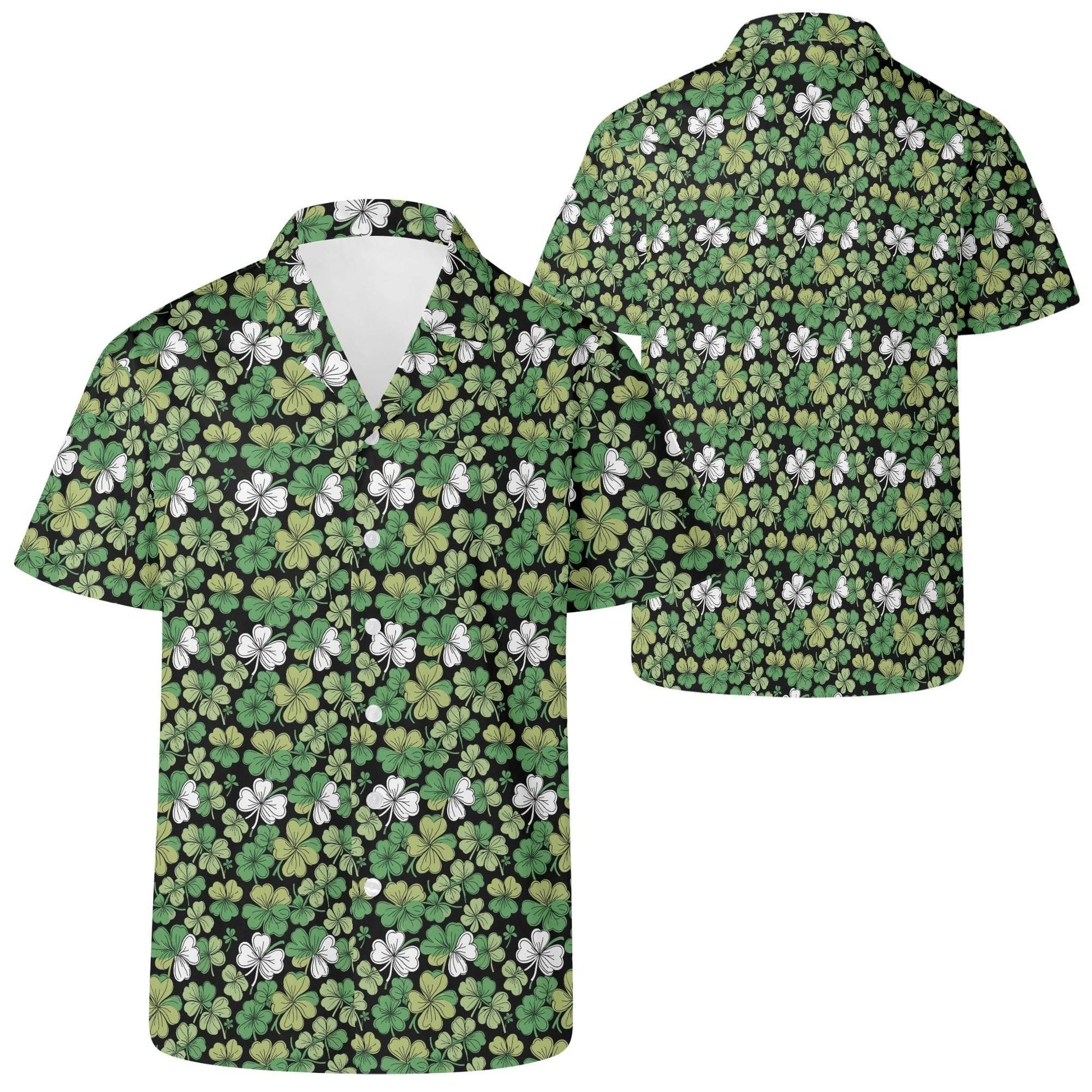 Clover Patch Men's Casual Hawaiian Shirt - DeRose Seasonal