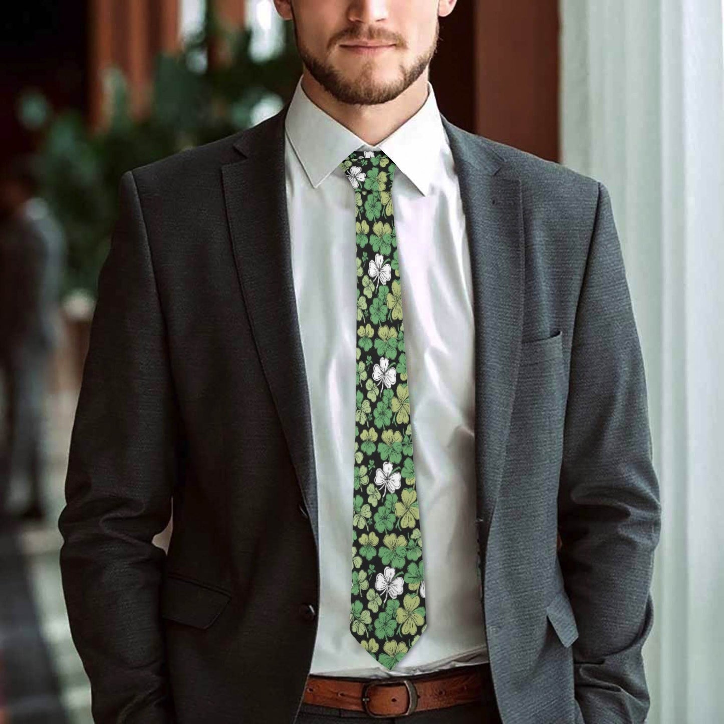 Clover Patch Men's Necktie - DeRose Seasonal