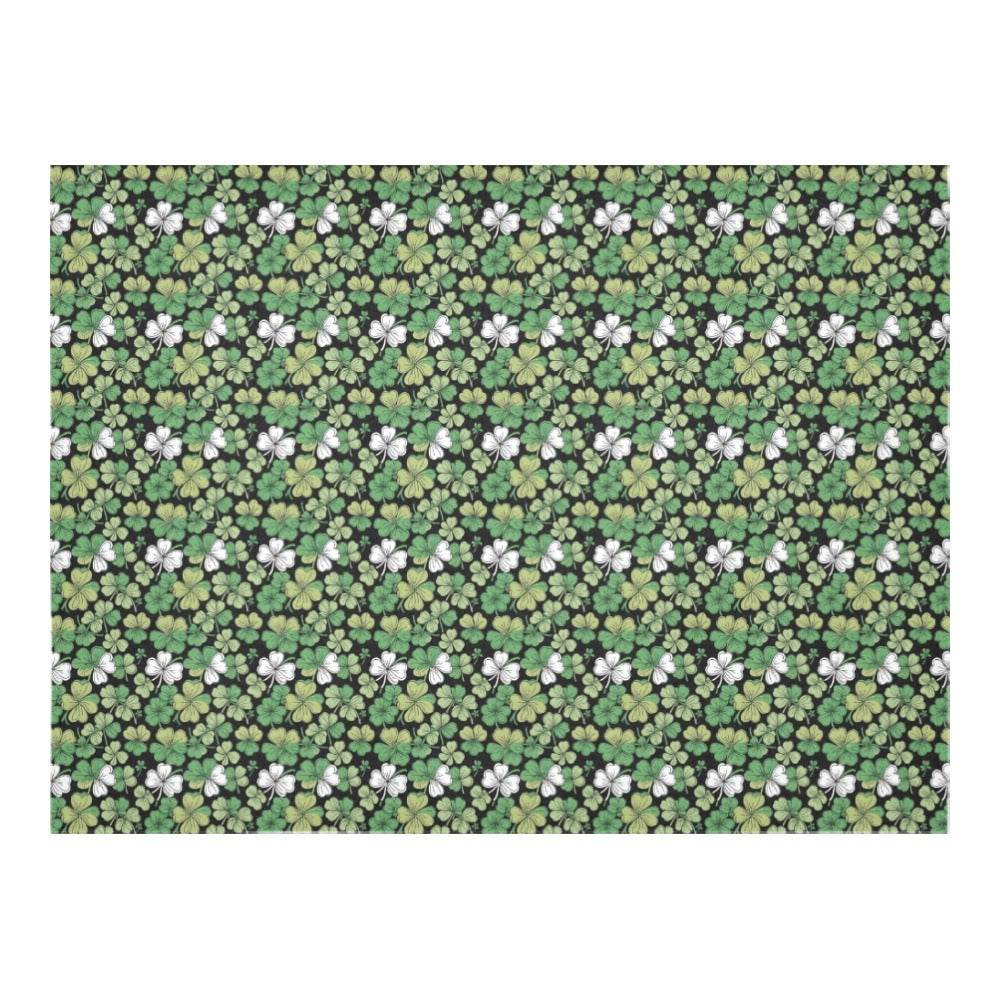 Clover Patch Polyester Tablecloth Polyester Tablecloth 70"x 52" DeRose Seasonal