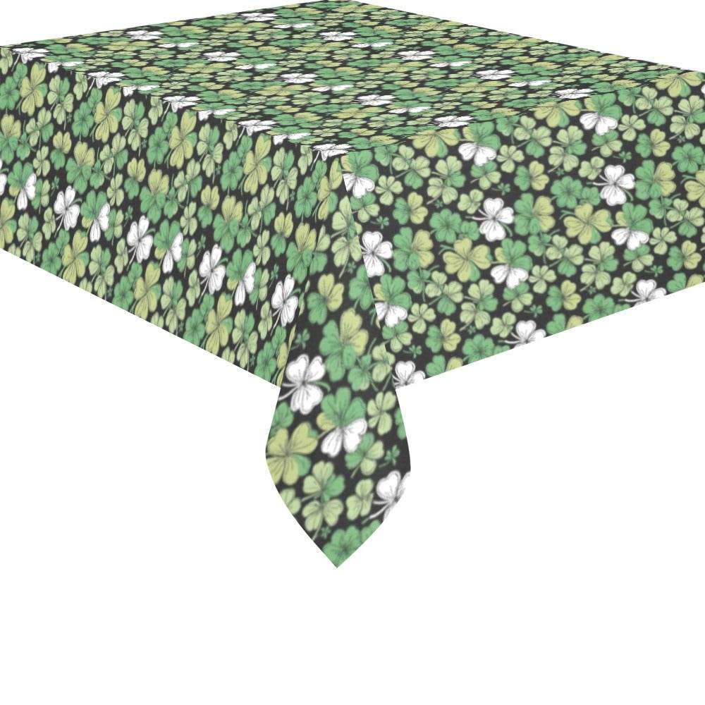 Clover Patch Polyester Tablecloth Polyester Tablecloth 70"x 52" DeRose Seasonal