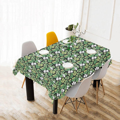 Clover Patch Polyester Tablecloth Polyester Tablecloth 70"x 52" DeRose Seasonal