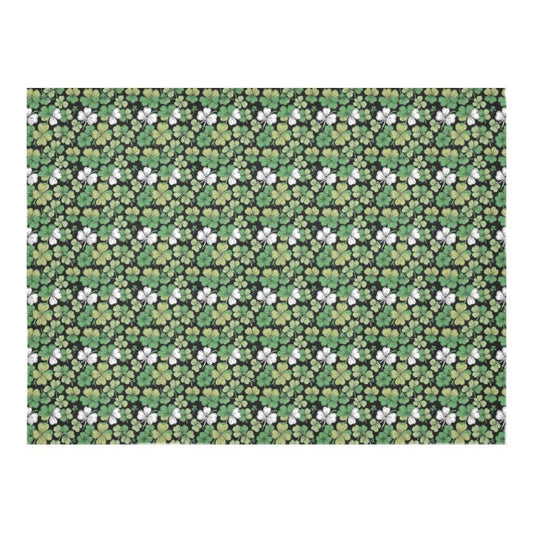 Clover Patch Polyester Tablecloth Polyester Tablecloth 70"x 52" DeRose Seasonal