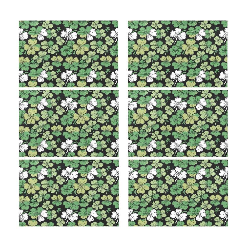 Clover Patch Table Placemat (set of 6) Placemats 12" x 18" (Set of 6) DeRose Seasonal