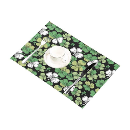 Clover Patch Table Placemat (set of 6) Placemats 12" x 18" (Set of 6) DeRose Seasonal