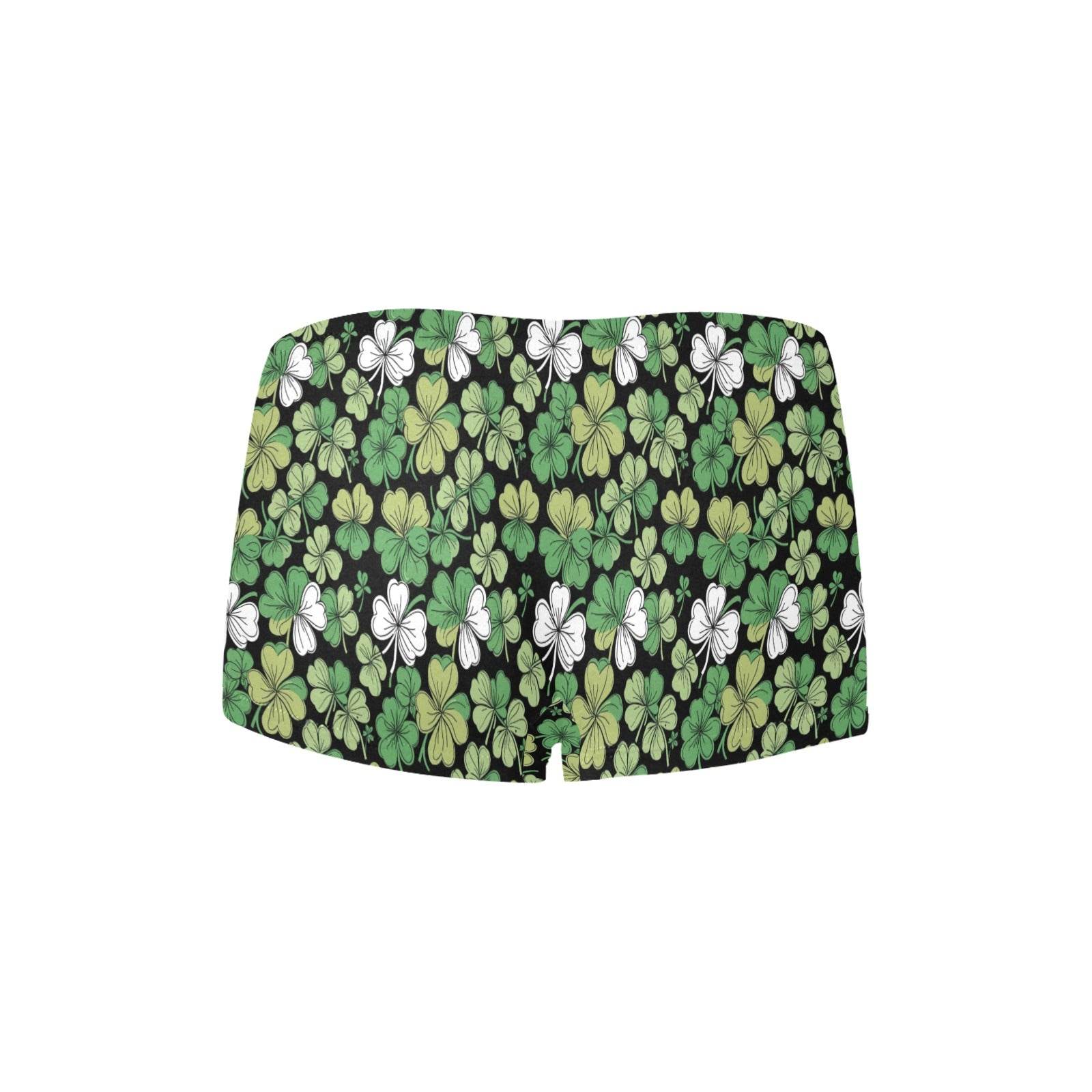 Clover Patch Women's Underwear Briefs Women's Boyshort Panties (Model L31) - DeRose Seasonal