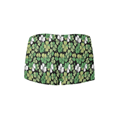 Clover Patch Women's Underwear Briefs Women's Boyshort Panties (Model L31) - DeRose Seasonal