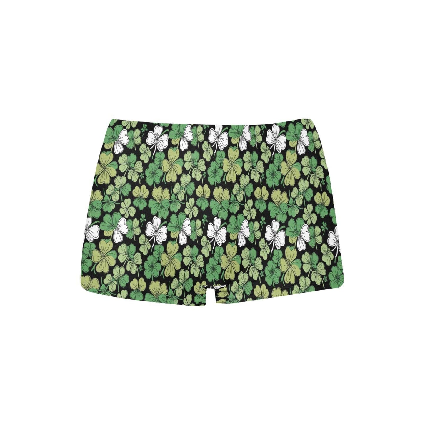 Clover Patch Women's Underwear Briefs Women's Boyshort Panties (Model L31) - DeRose Seasonal
