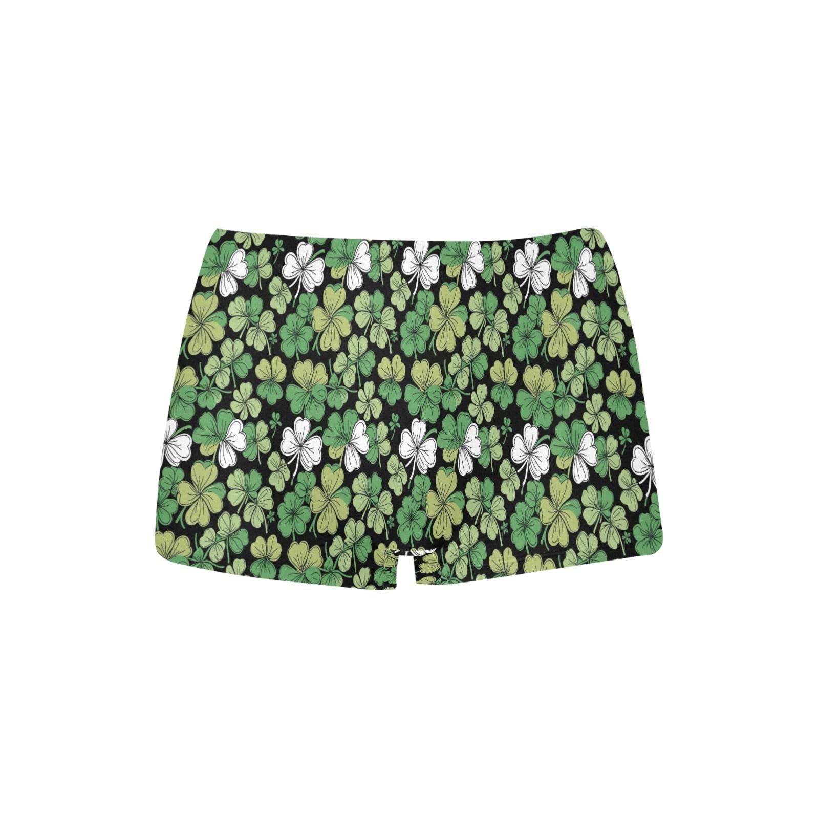 Clover Patch Women's Underwear Briefs Women's Boyshort Panties (Model L31) - DeRose Seasonal