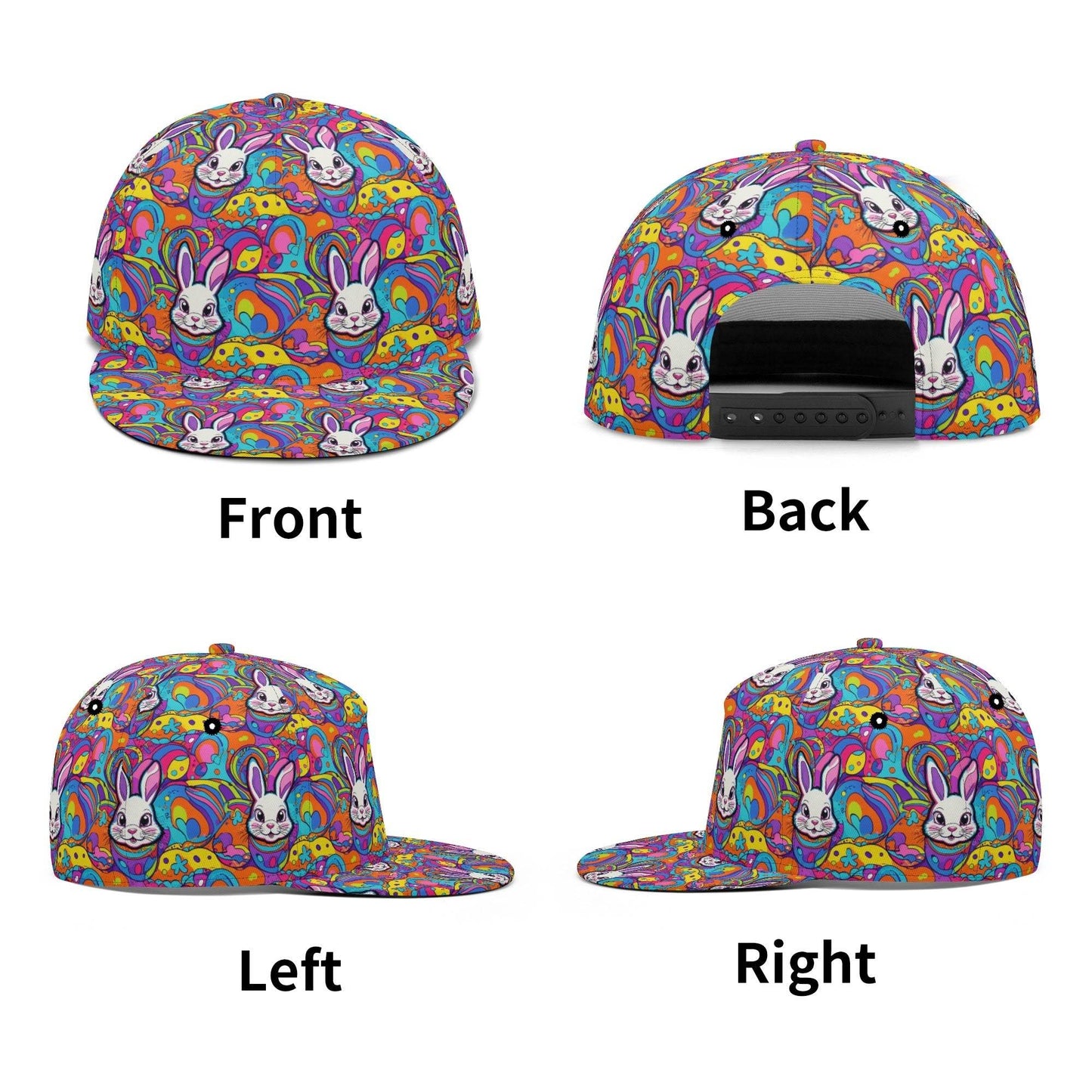 Trippy Bunny Unisex Classic Snapbacks - DeRose Seasonal