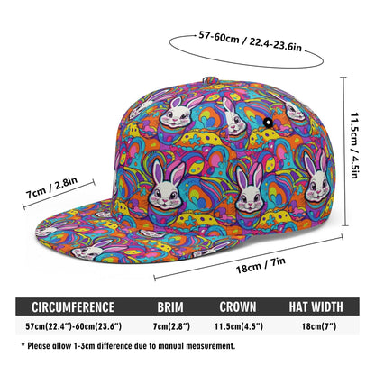 Trippy Bunny Unisex Classic Snapbacks - DeRose Seasonal