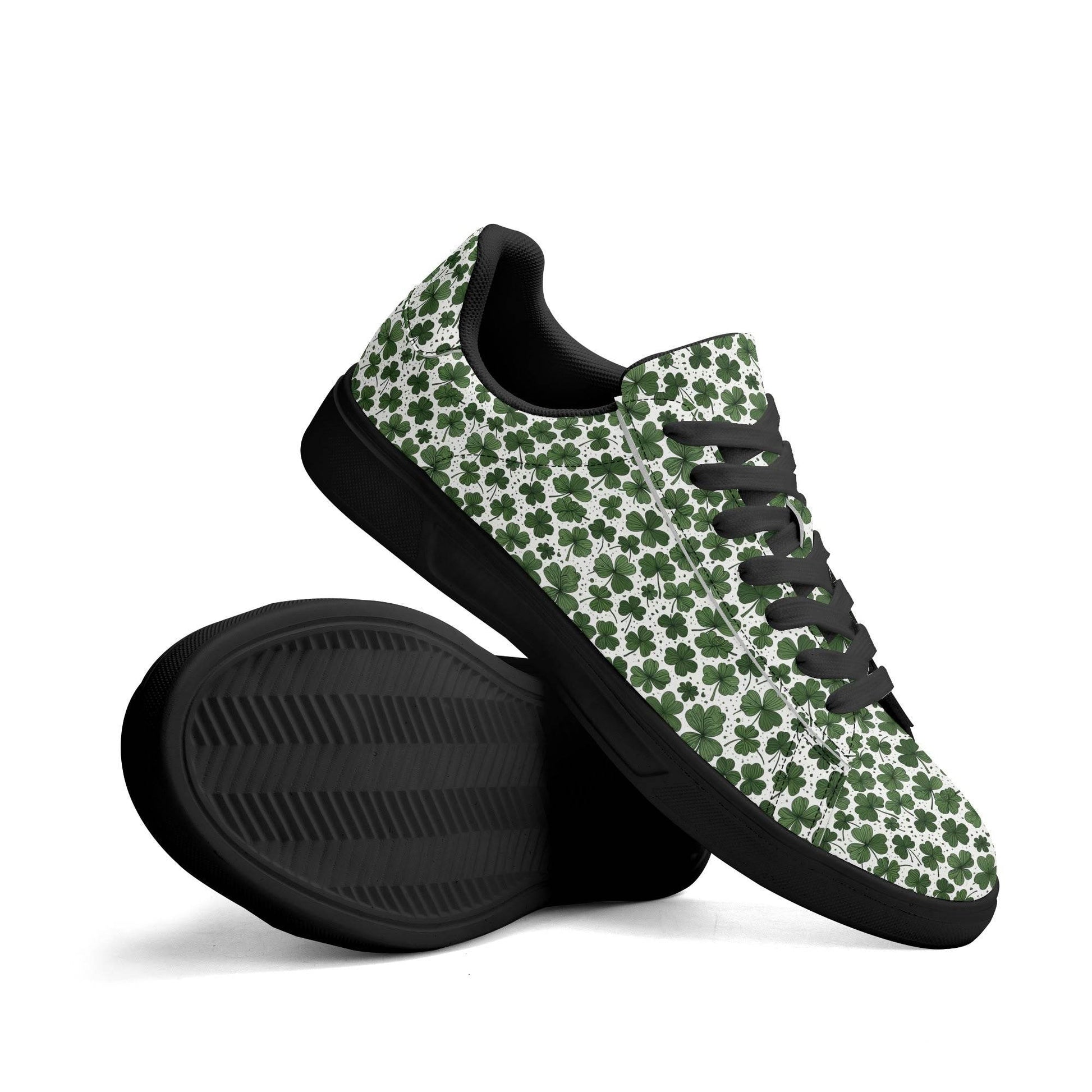 Clovers Adult Lightweight Brand Low Top Leather Shoes - DeRose Seasonal