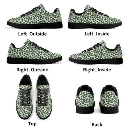 Clovers Adult Lightweight Brand Low Top Leather Shoes - DeRose Seasonal
